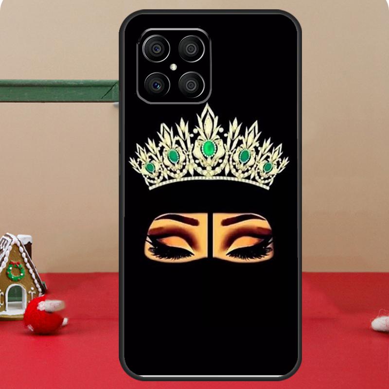 Arabic Muslim Islamic Girl Eyes Case For Honor Magic 6 7 8 Pro Honor 400 200 70 90 Lite X8c X8b X9a X9b X9c X9d Win RT Cover