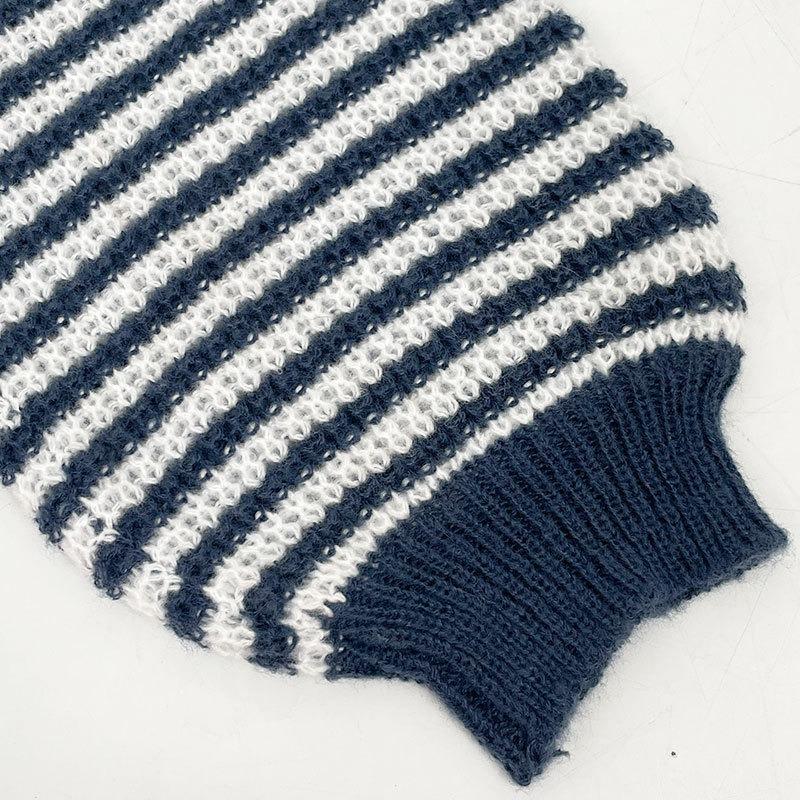 Off The Shoulder Striped Sweater Women Autumn Winter Fashion Loose Soft Neckline Casual Knitted Sweaters