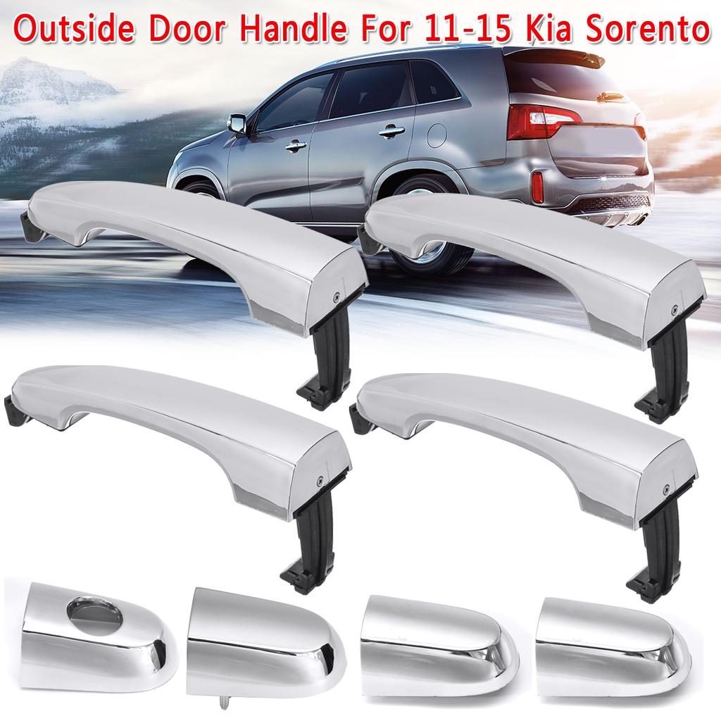 fits Kia Outside Outer Exterior Door Handle Left Rear Driver Black Primed