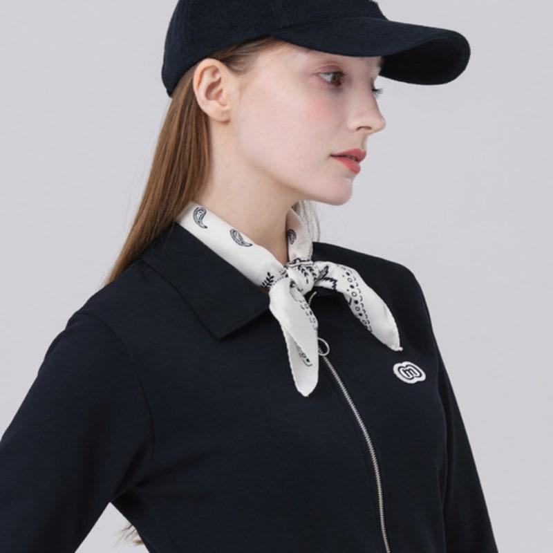 DOYOUKNOWMC ALL SEASON Paisley Print White Petite Scarf