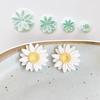 4pezzi Mini Fiore Margherita Taglierino in Argilla Polimerica Designer INS Fai da Te Gioielli Modellazione Texture Decorazione Floreale Stampo da Taglio a Pressione Primavera