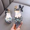 Frühling-Herbst neuer Stil damenhaftes Baby-Mädchen Mädchen Prinzessin Strass flache Schuhe, Lederschuhe, Tanzaufführungsschuhe