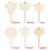 10PCS Eco-Friendly Bonsai Ornament Nursery Pots Wood Sign Tags Bamboo Plant Labels Garden Markers Planting Tools