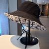 Fashion Print Doublesided Fisherman Hat With Wide Brim For Summer Travel