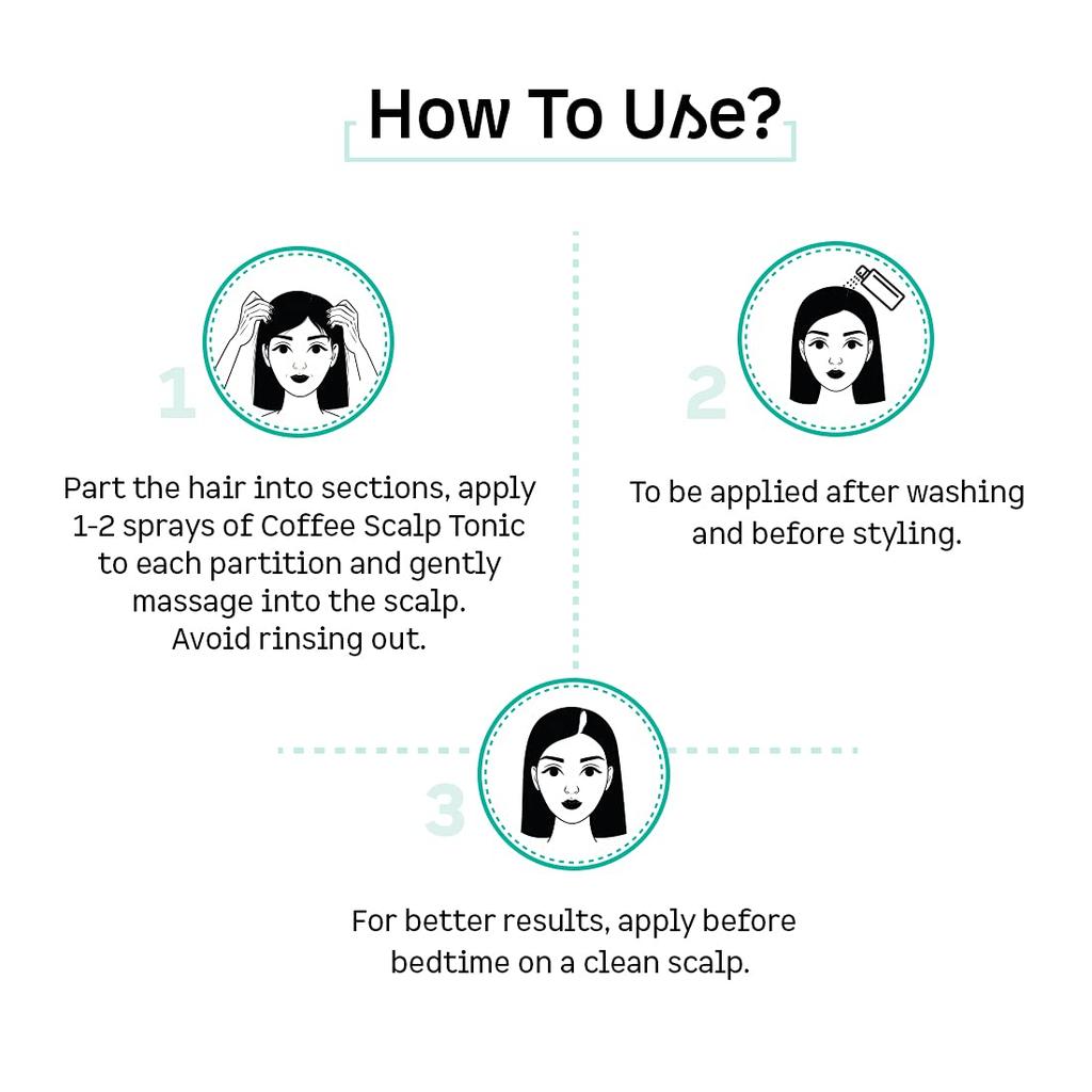 mCaffeine Coffee Scalp Tonic Spray With Caffeine Redensyl Proteins Energizing Root Care For Men And Women 100 ml