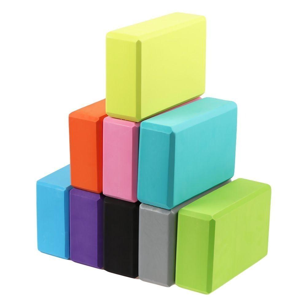 Non-Slip Gym Foam Brick EVA Pilates Bricks New Yoga Blocks  Home Fitness Equipment