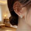 Exquisite Snowflake Stud Earrings: Elegant Fairy-Style Jewelry for Women