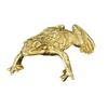 Brass Frog Shelf Decors Accent Animal Figurines Tabletop Centerpieces Home Decorations Retro Frog Decorative Objects