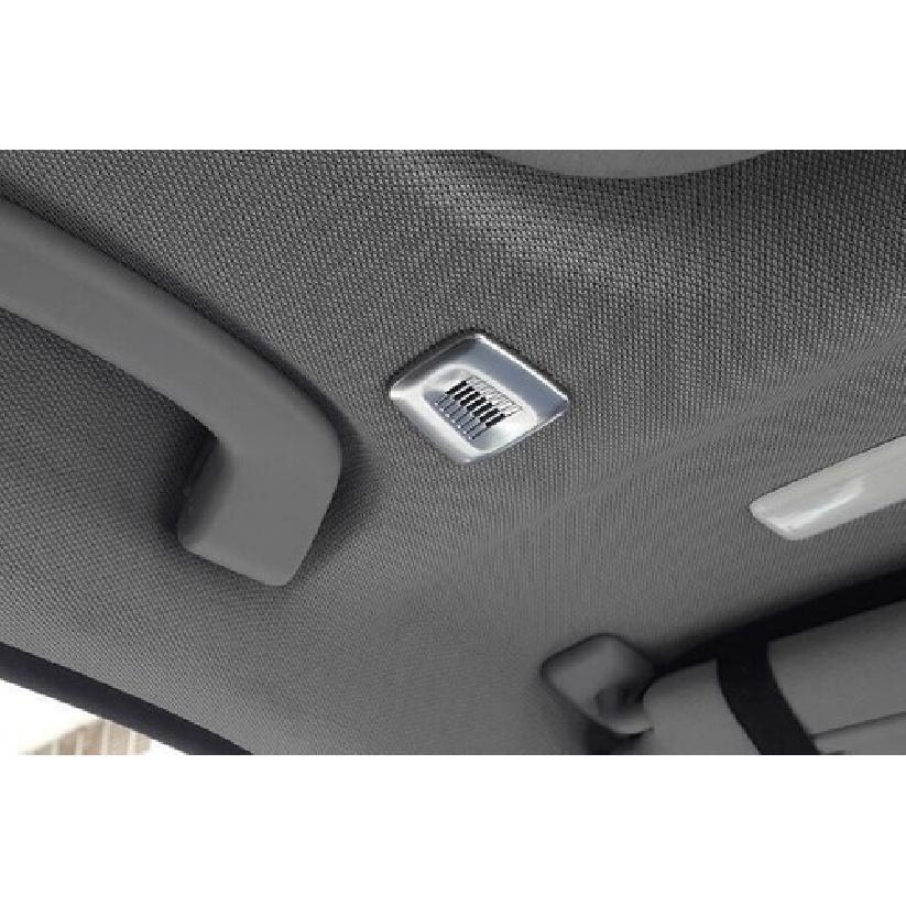 For BMW X3 F25 X4 F26 2011-2016 2017 ABS Silver Car Roof Microphone Cover Trim