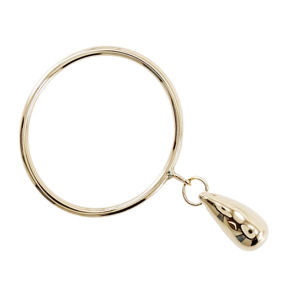 

TIFFANY&Co. teardrop Ring Elsa Peretti K18 yellow gold #6.0(US Size) 2.4g Women Used