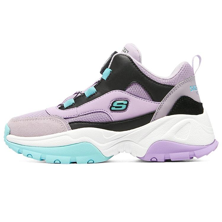 (GS) Skechers Kozmiks Purple Black Blue Kids 302528L-PRBK EU 33