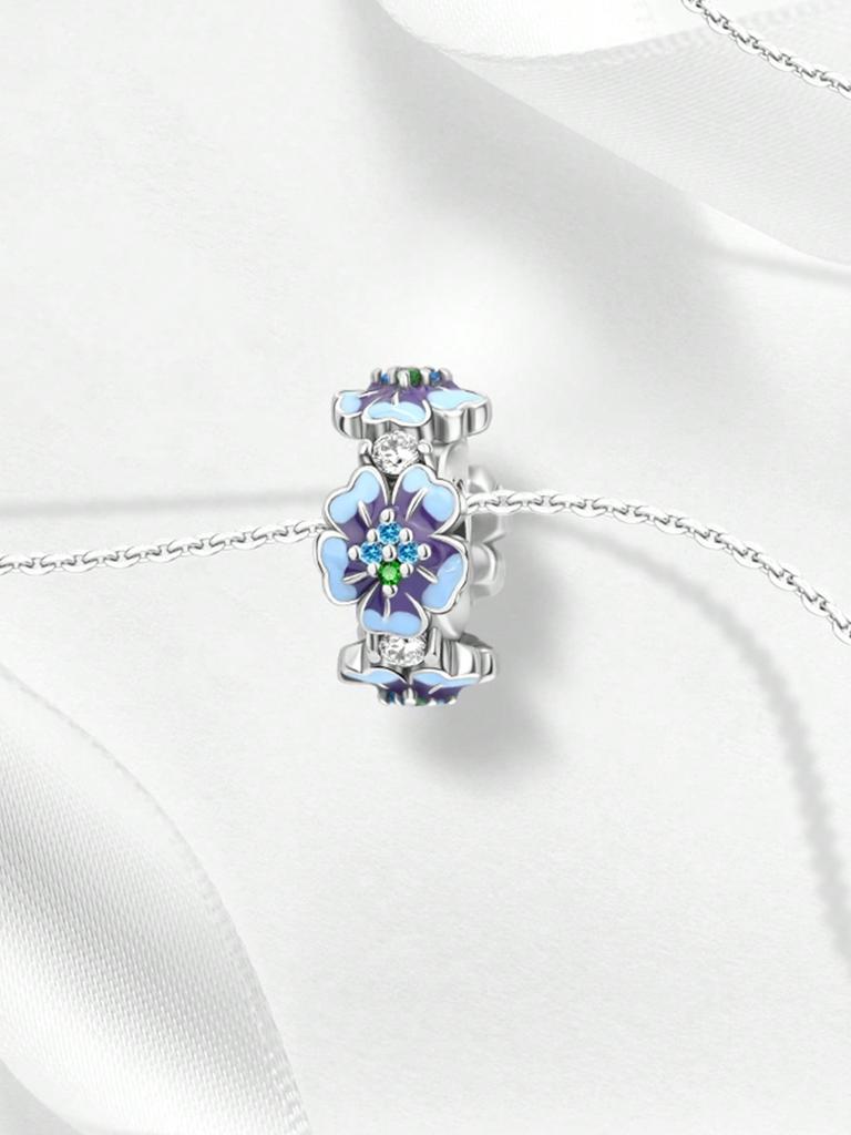 Copper Plated Original Charms Lotus Bead Irisbeads Fit Bracelet Women'S Jewelry Gift