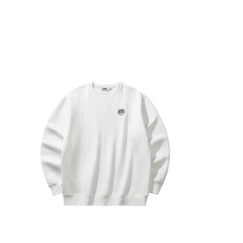 ANTA Men s Round Neck Fleece Lined Sweatshirt M