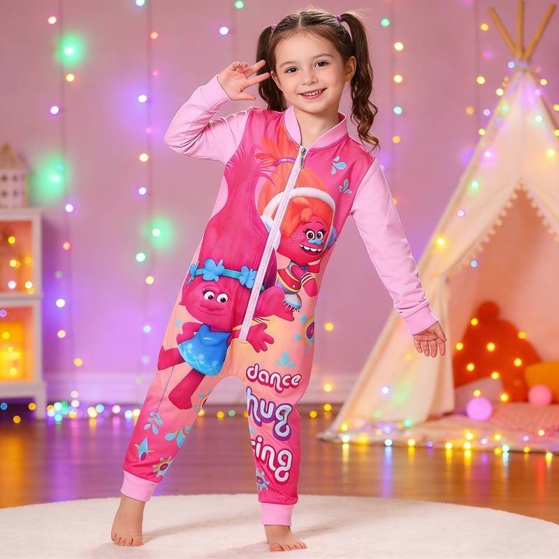 Kpop Demon Hunter Cartoon Toddler Sweater Pants Set With Cotton Blend Fabric For Kids Age 3 To 8