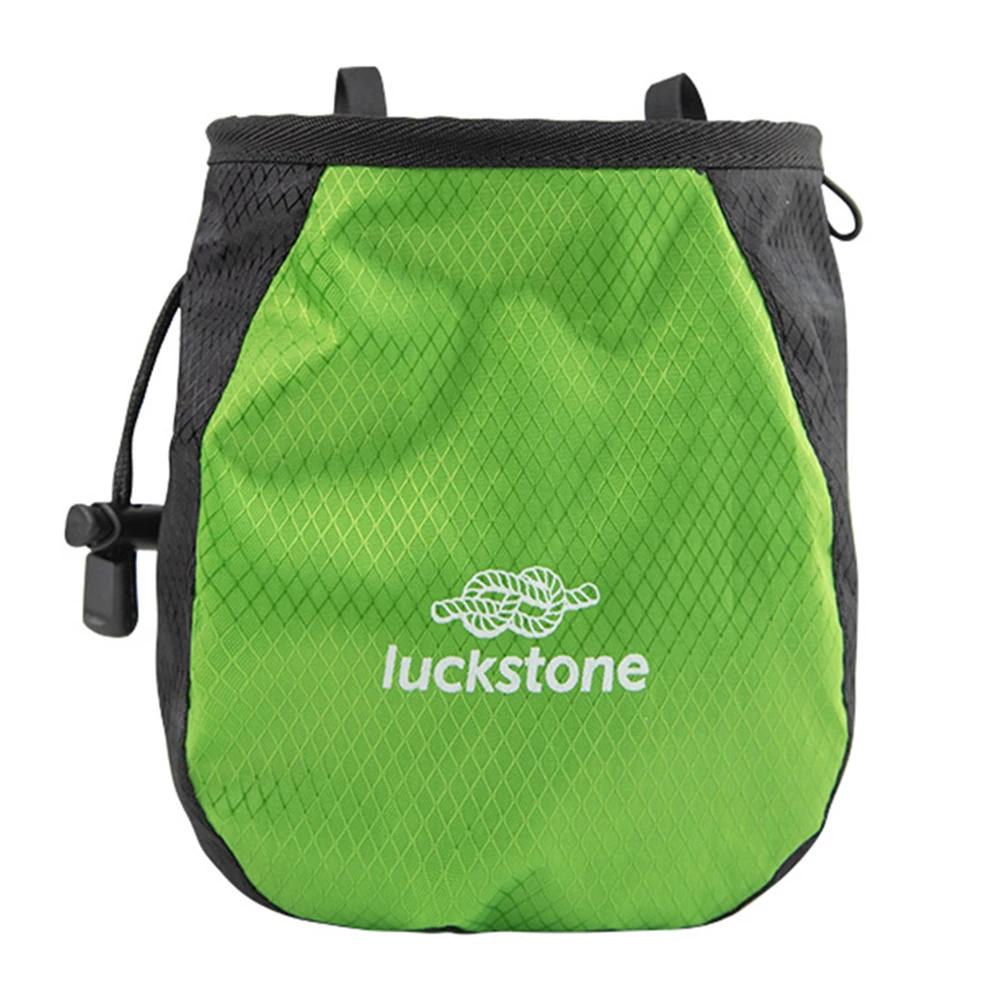 

Мешок с магниевым порошком, водонепроницаемый полиэстеровый мешок для магнезии, регулируемый для хранения, для скалолазания, тяжелой атлетики зелёный