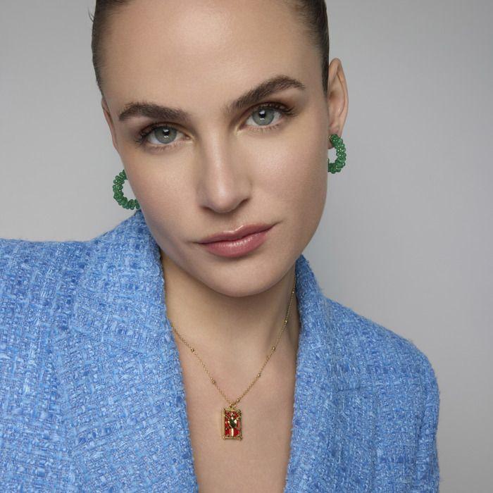 Boucles D'oreilles En Argent 925 De Luxenter Rariki