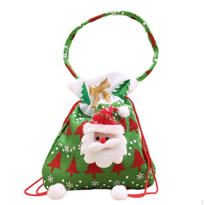 Bolsa de regalo para muñecas navideñas, bolsas de golosinas navideñas, saco de cuerda para enanos