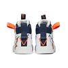 Anta High Top Skateboard Shoes Women's White Blue Orange Sneakers 922128017-1