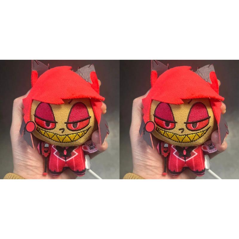 11cm Hazbin Hotel Alastor Anime Plush Doll Soft Stuffed Toy Fans Gift Replica Edition Not Genuine