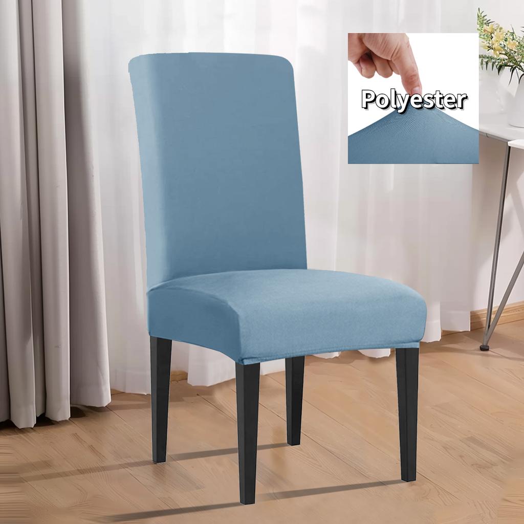 Dining Room Chair Protector Slipcovers Set of 4/8 Stretch Removable Washable Seat Cover for Kitchen Home Decoration Chair Cover