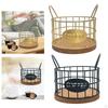 Coffee Pod Holder Capsule Storage Basket Wire with Double Handle Organizer