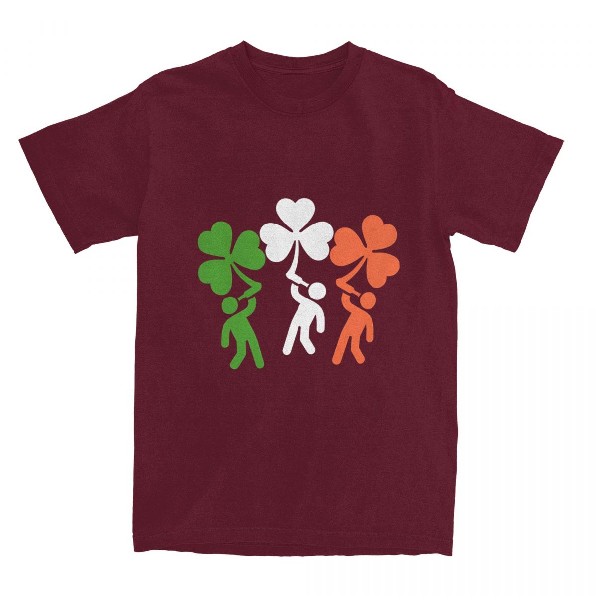 

Men St Patricks Day T Shirts Irish Celebration 100% Cotton Tops Streetwear Short Sleeves O Neck Fashion Printed Plus Size 6XL 4XL