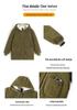Mom's Elegant Winter Hooded Lambswool Coat with Fleece Lining - Thickened, Fashionable, for Middle-Aged and Elderly Women