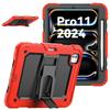 Silicone PC Full Coverage Case IPad Pro 11 Inch Air 6 With Shockproof Stand Anti-Scratch Design
