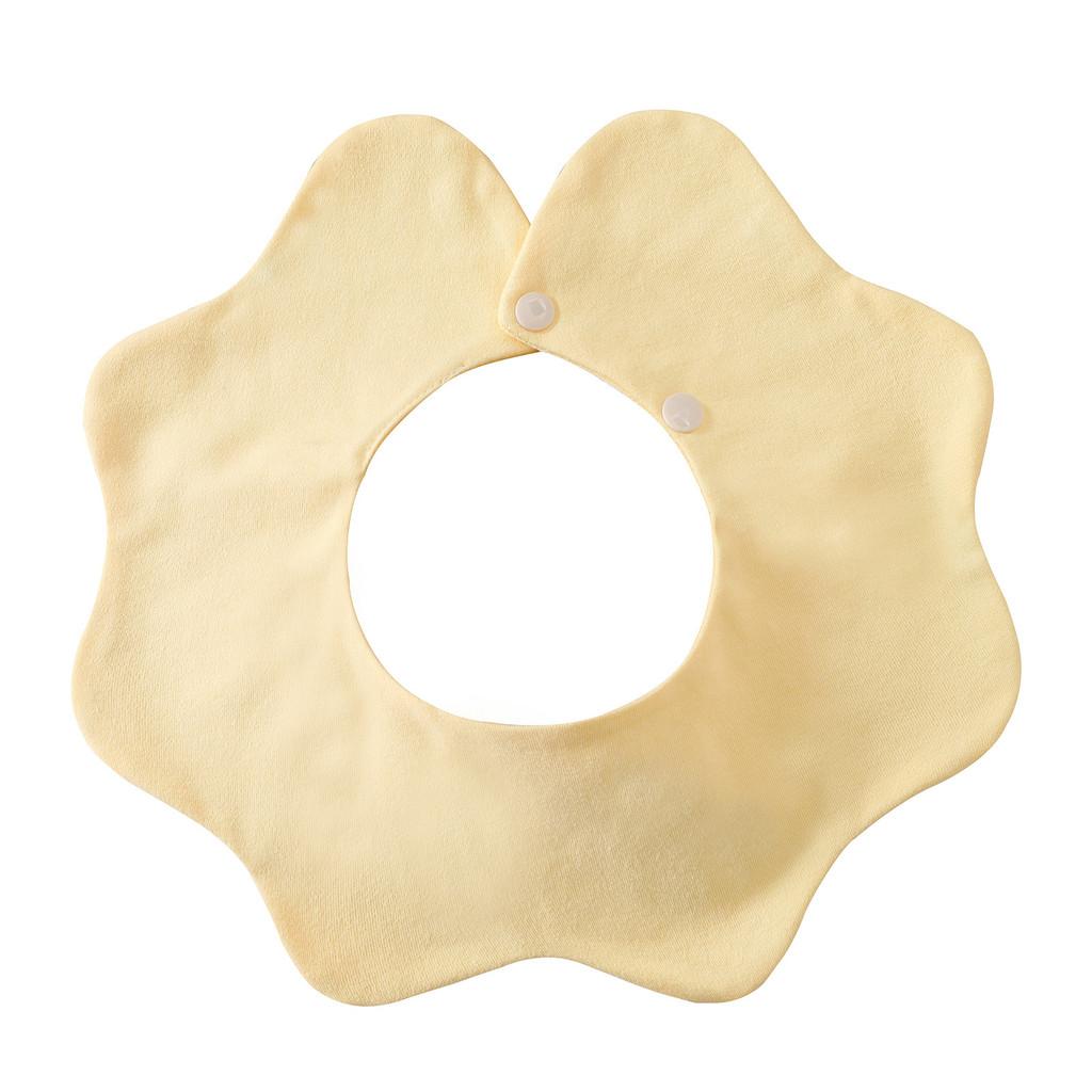100% Cotton Baby Drool Bibs Soft Cloud 360° Wave Design Comfortable Drool Bandana for Infants Newborns