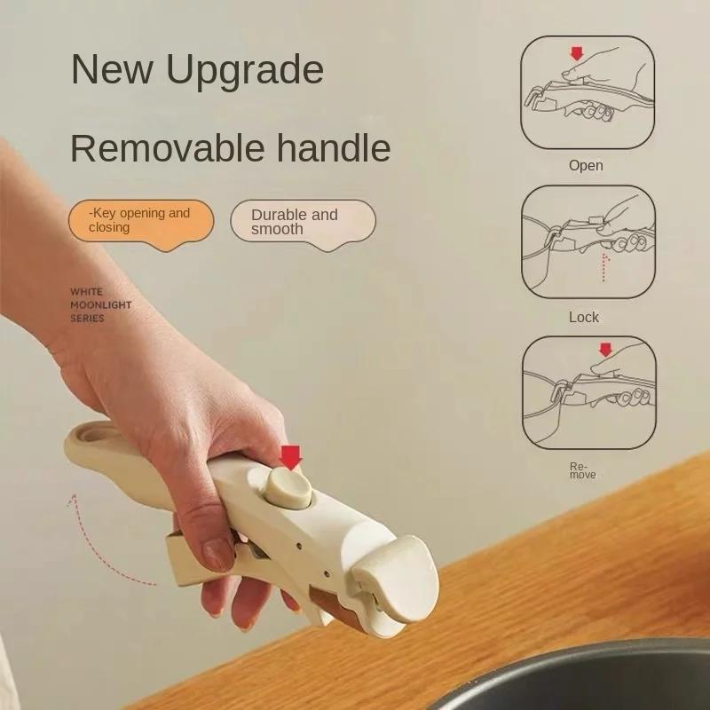 Multi-Purpose Detachable Handle For Pots Pans Heat-Resistant Anti-Slip Cookware Accessories Universal Replacement Kitchen Tool