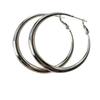 Silver needle smooth geometric earrings Korean simple ins versatile exquisite earrings fashion niche high-end earrings women