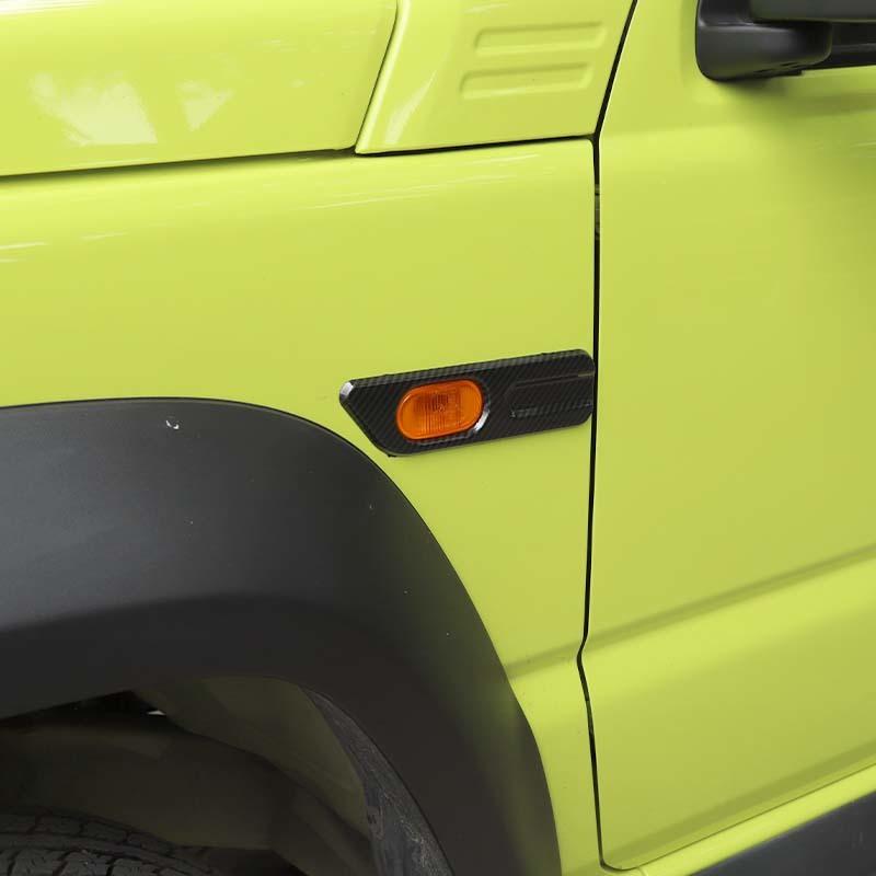 Car Fender Turn Signal Light Lamp Decoration Protective Cover For Suzuki Jimny 2019 Up Car Exterior Accessories