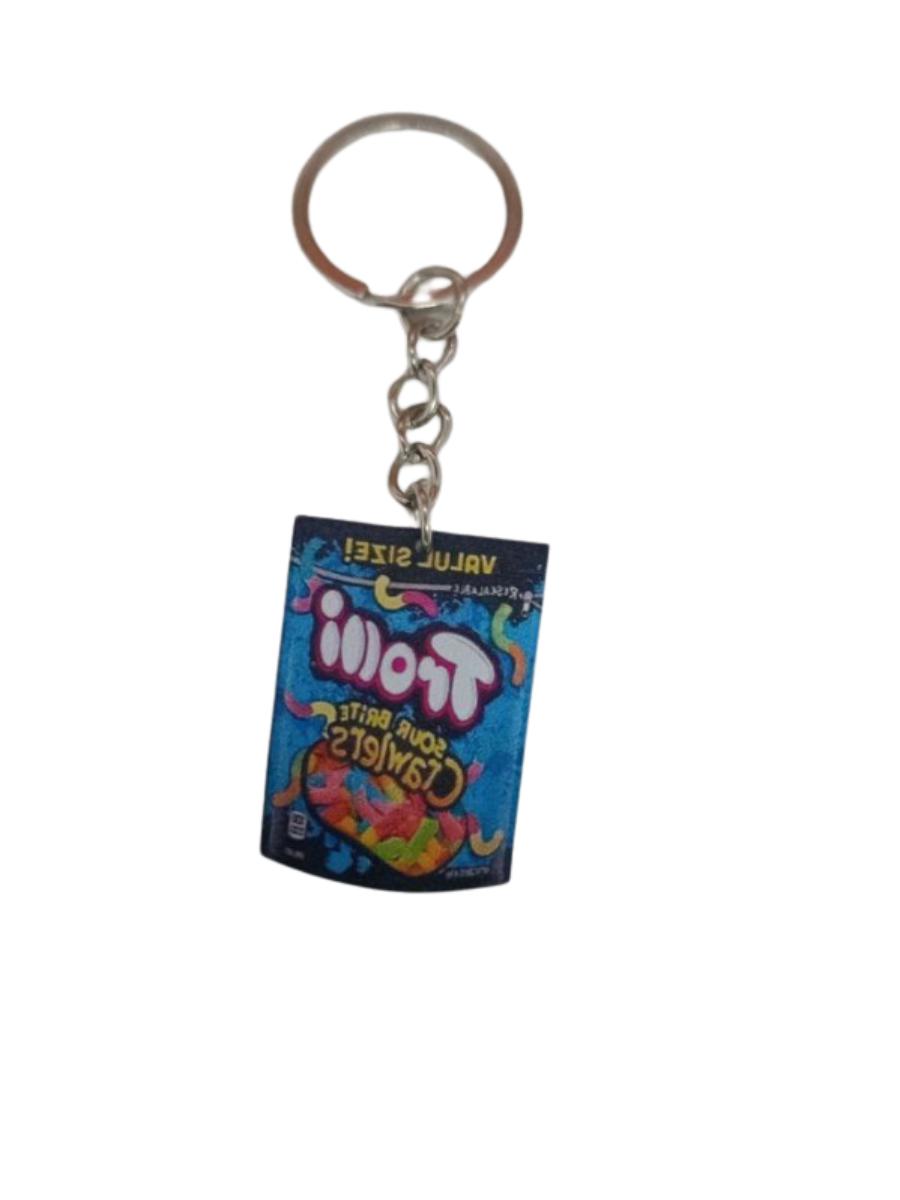 

Брелок міні для ключів дитячий 2,5 см акрил іграшка антистрес підвіска на ключі, на сумку 2.5 синій