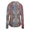 Women Lightweight Zip Up Hooded Jacket Long Sleeve with Pockets Printed Sun Protection Outerwear for Outdoor Activities