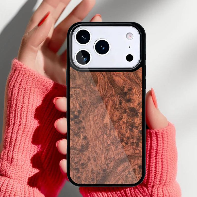 wood mandala Texture Printed Phone Case for iPhone 17 Air 16e 15 14 13 Pro Max Back Cover for 12 11 Pro Coque