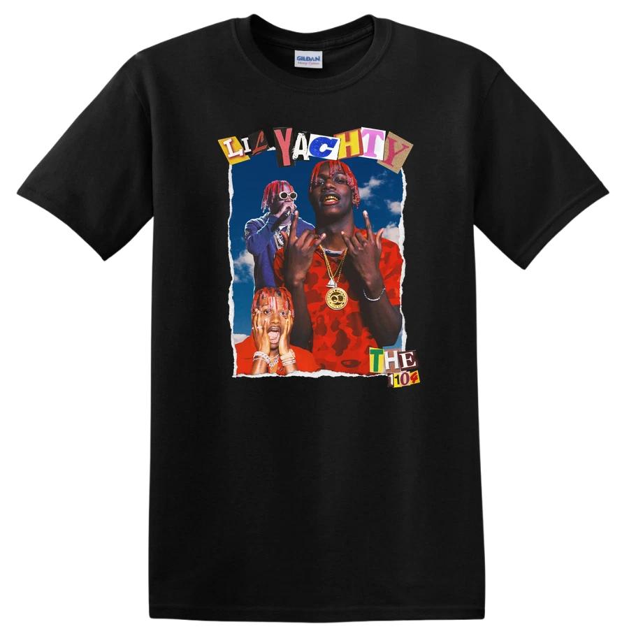 Lil Yachty Vintage Graphic T Shirt Carnival Style Red Tee Party Fashion S