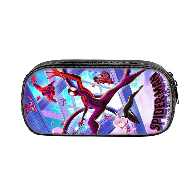 Spiderman Student Pencil Case With Polyester Material And Large Storage For School Supplies