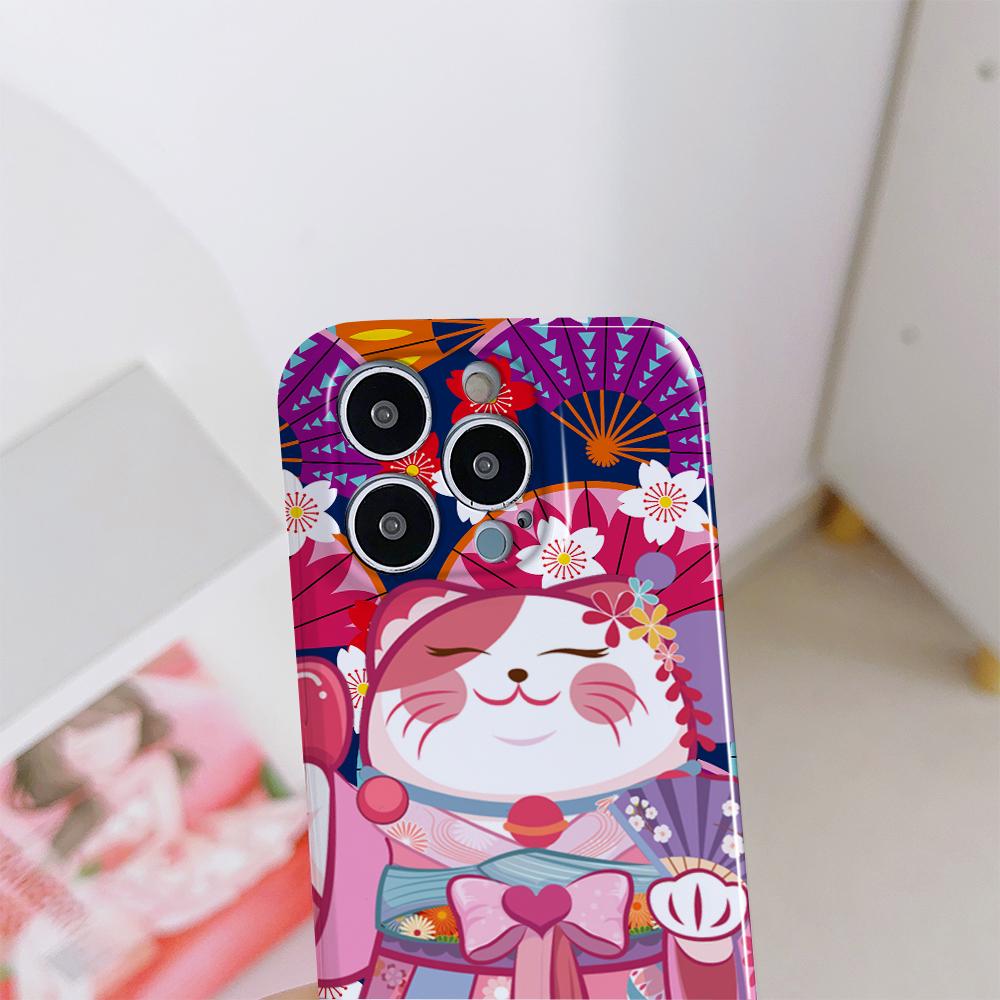 All-inclusive Film Phone Case Cartoon Fashion Design Hard Shell Full Cover Camera Protection Case for iPhone Huawei Honor Vivo Google