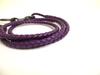 Подлинный ремешок для ожерелья из кожи Intrecciato Purple от BOTTEGA VENETA #a734, восстановленный