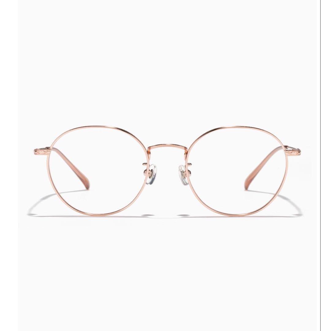 Used JINS Glasses Glasses Modern Rim Metal