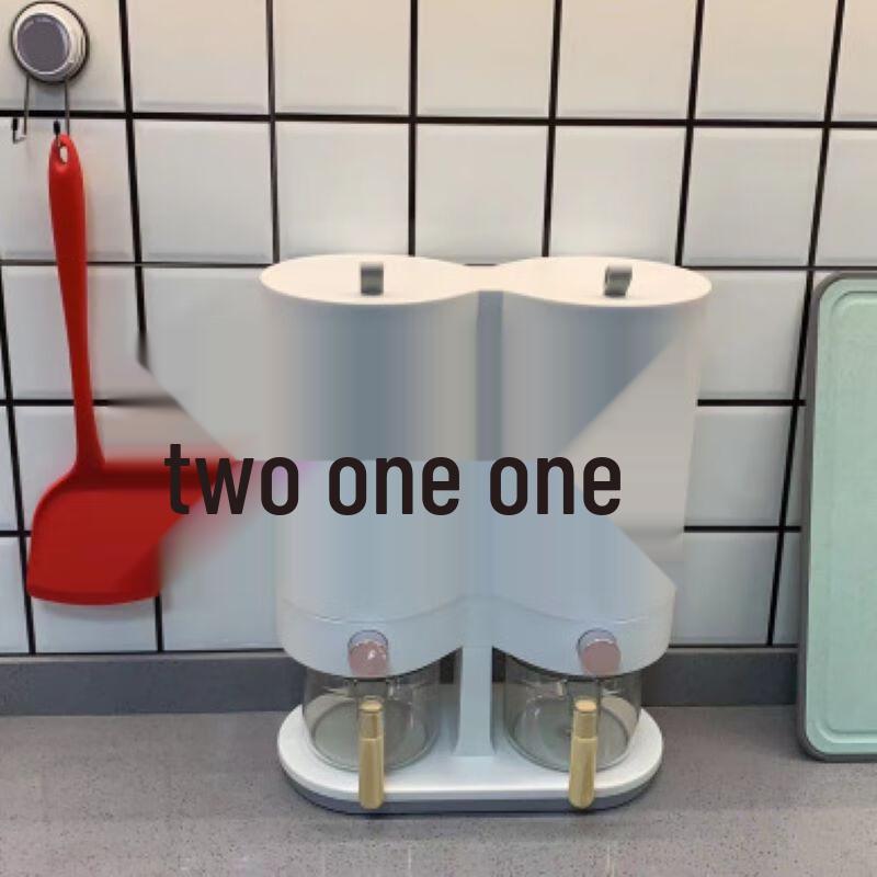 ZISIZ Double Barrel Measuring Rice & Grain Dispenser