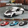 Toy Car Model 1/36 Porsche 911 GT2 RS Super Racing Alloy Diecast Miniature Vehicle Collection Gift for Children Boy Kid