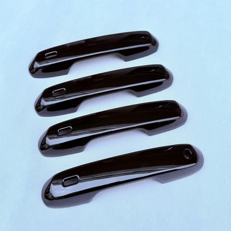 For Toyota Grand Highlander 2024 2025 ABS Carbonfiber  Side Door Handle Cover Trim Door Bowl Cap Sticker Protector Accessories