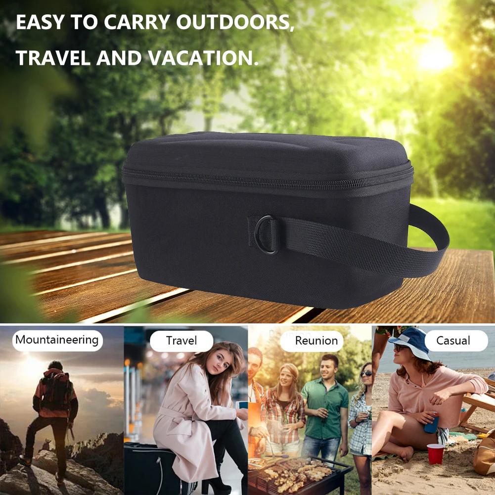 Hard EVA Speaker Carrying Case Adjustable Shoulder Straps Audio Box Bag Power Cord Accessory Anti-drop for Marshall Middleton