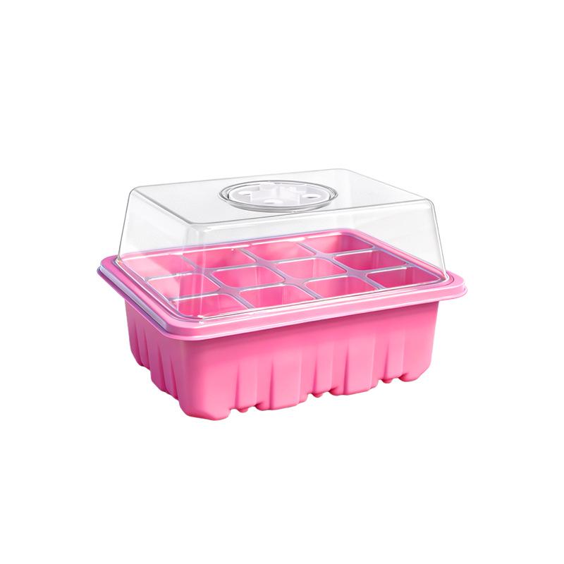 Colorful Seedling Tray with Ventilation Holes for Home Balcony Planting