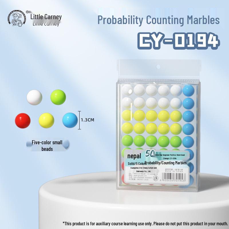 5th Grade Probability & Statistics Teaching Aids: Colored Counting Balls