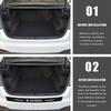 Car trunk scratch strip, trunk protection collision strip For Skoda Octavia MK2 MK3 2 3 A7 Fabia Karoq Kodiaq Superb Rapid Kamiq