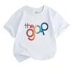 Unisex Kids Boys Girls Crew Neck Short Sleeve 100% Cotton T Shirt Casual Themed Letter Print Soft Breathable Pullover Tee Top For Daily Wear