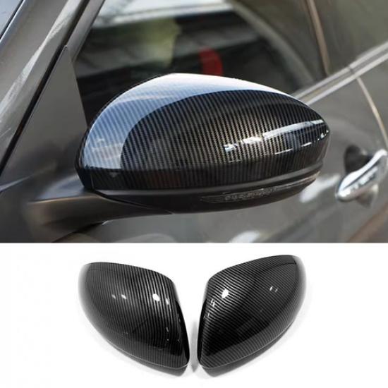 Carbon Fiber Rearview Mirror Cover Trim For Nissan Sentra -2025
