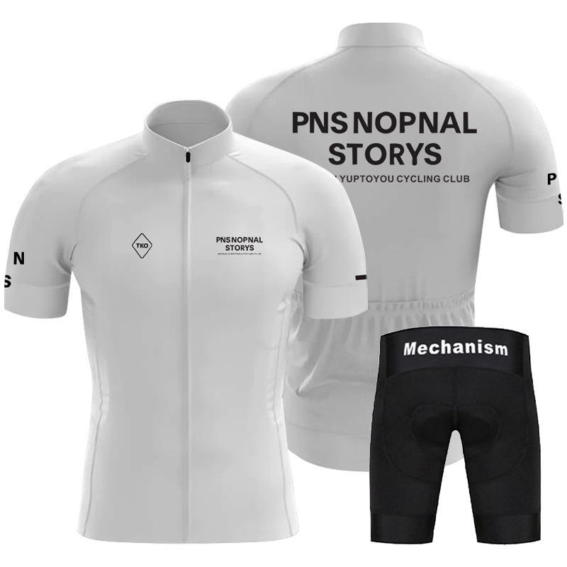 Summer Short Sleeve Cycling Suit Set Men's Road Bike Bicycle Quick Dry Breathable Bib Cycling Pants Top 2026 Summer Breathable Cycling Suit Set